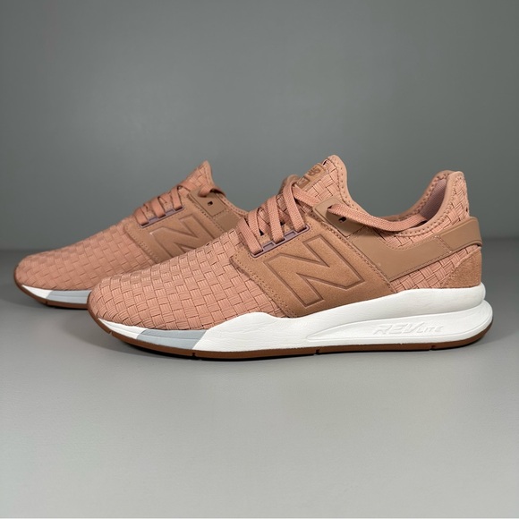 New Balance 247 Rev Lite Tan Sneakers - Picture 1 of 10